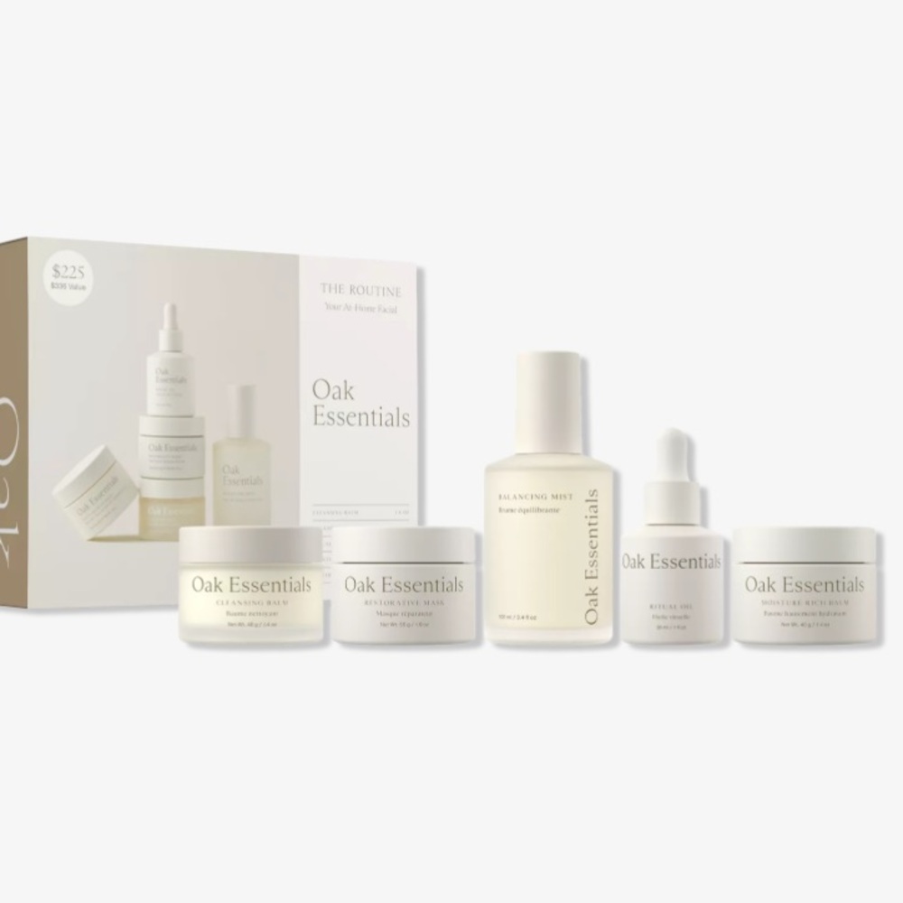 Jenni Kayne Oak Essentials Set - The Routine Moisturizer Oil Mask Balm Mask NIB